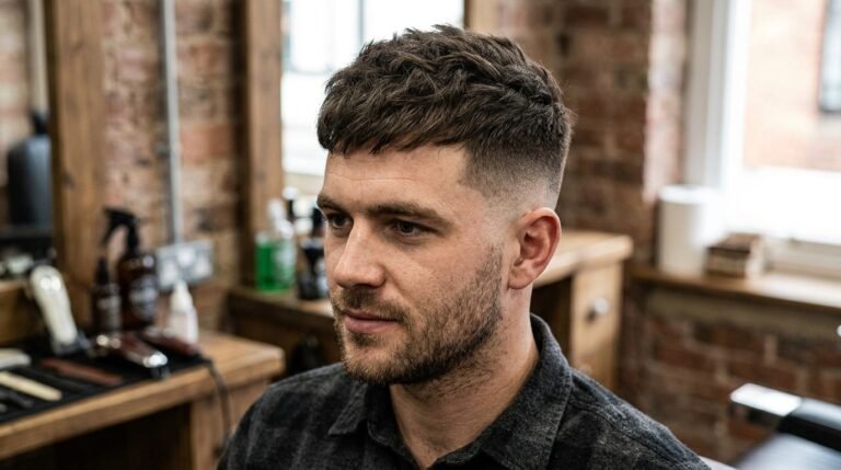 Rugged crop skin fade