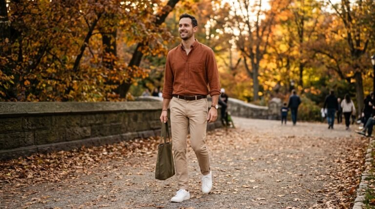 Earth Tone Outfit Men