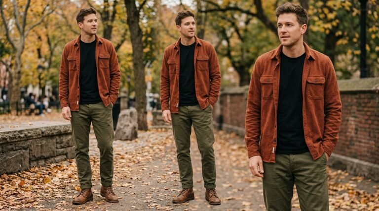  Earth tone layering