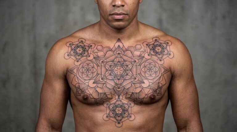 Geometric Chest Mandala
