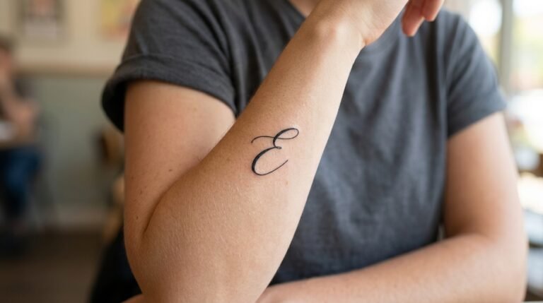 Script initial tattoo