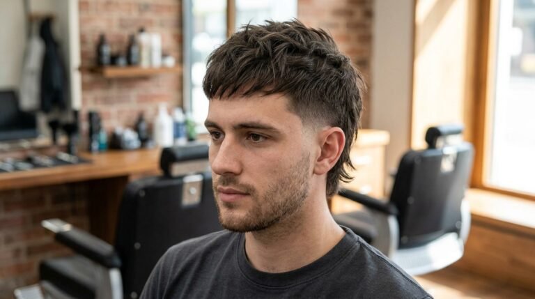 Razor Textured Short Mullet