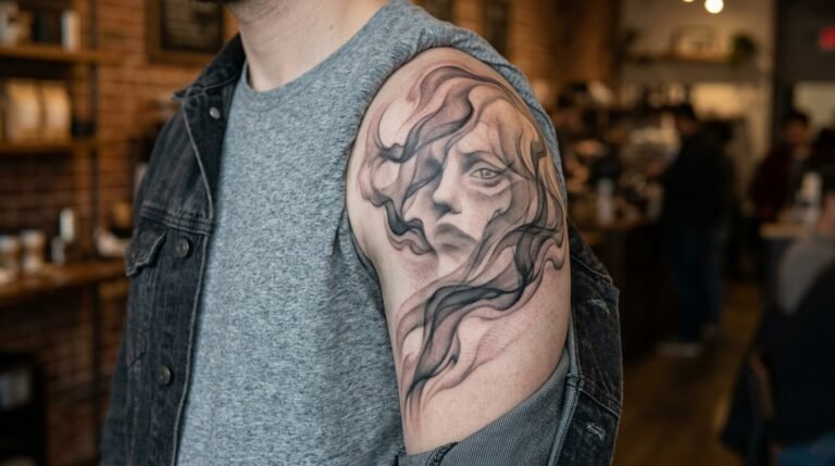 Abstract smoke sleeve