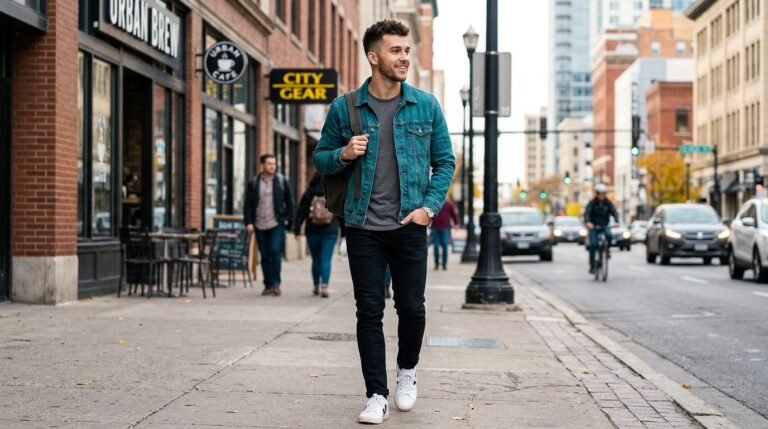 Teal urban outfit