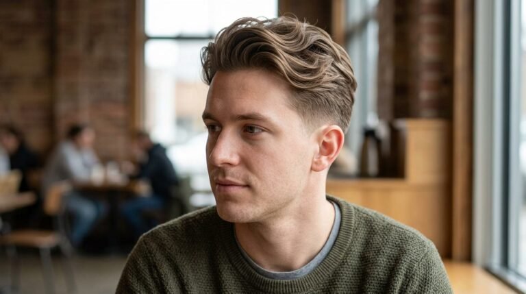 Textured slick flow taper