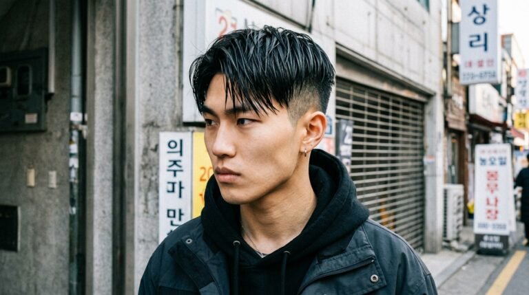 Wet texture Korean street cut