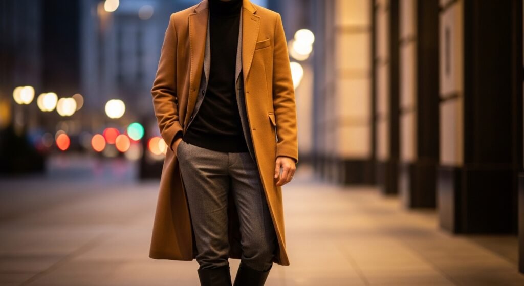 Warm tone winter outfit