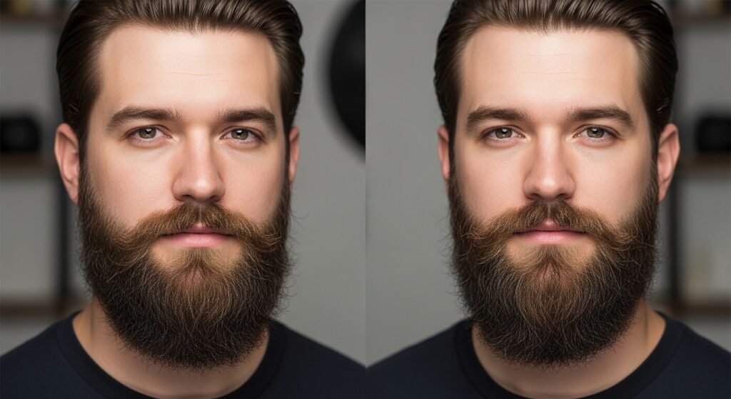 Rounded Full Beard