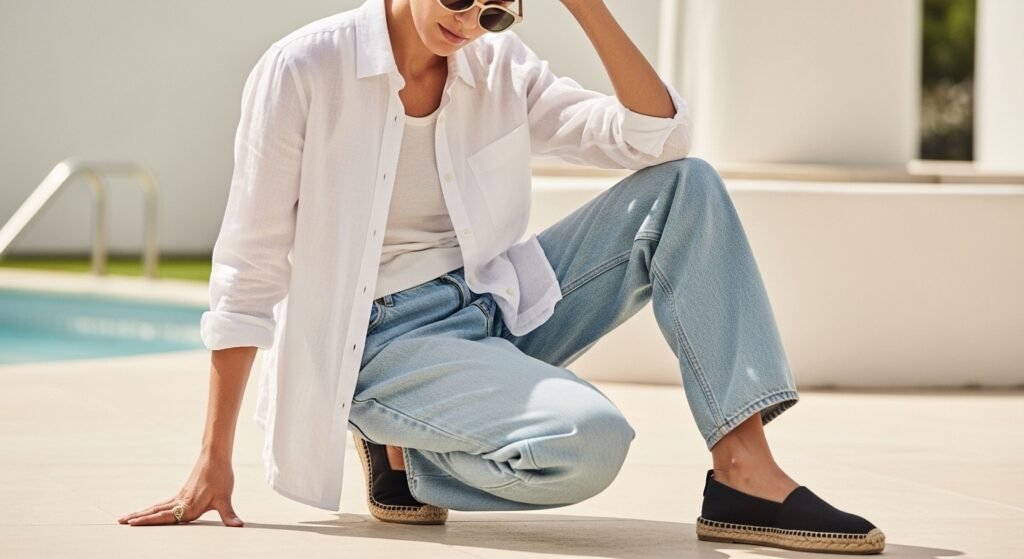 Relaxed resort denim
