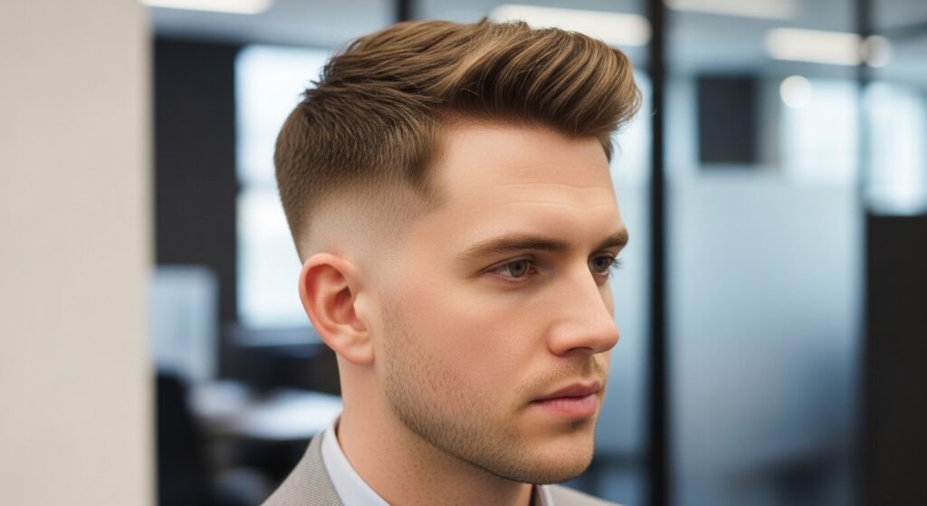 High fade textured crop image