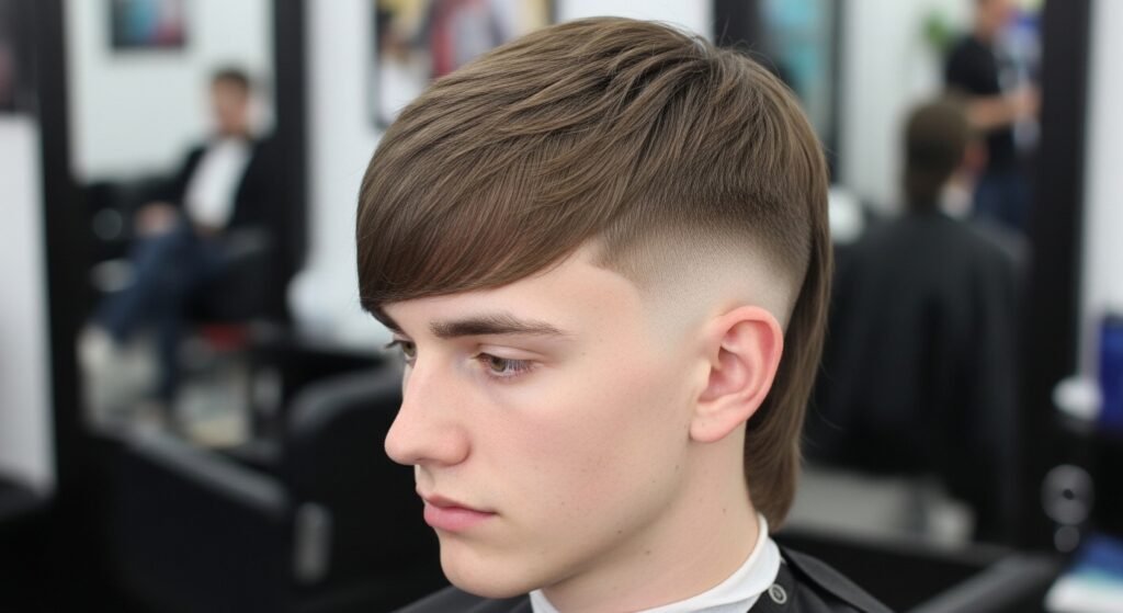 Comma Hair Burst Mullet