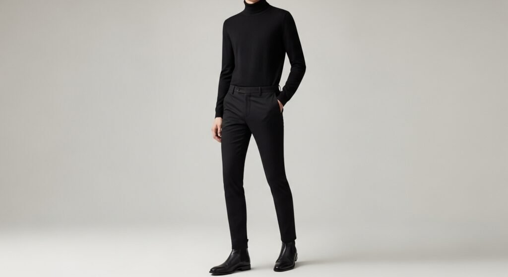 Monochrome black outfit