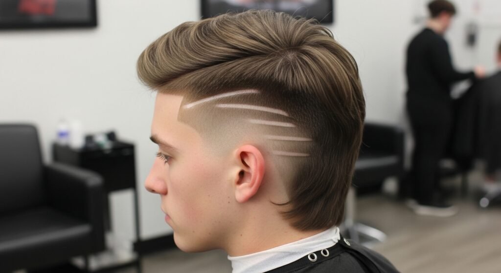 Two Block Burst Mullet