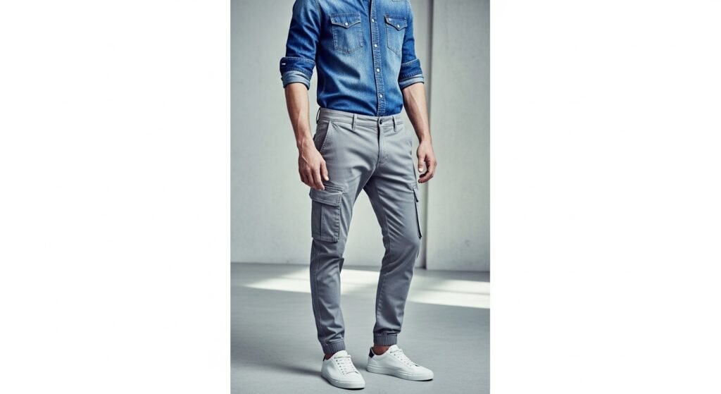 Cool tone cargo outfit