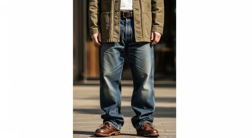 Workwear baggy denim

