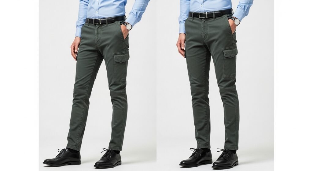 Tailored cargo outfit
