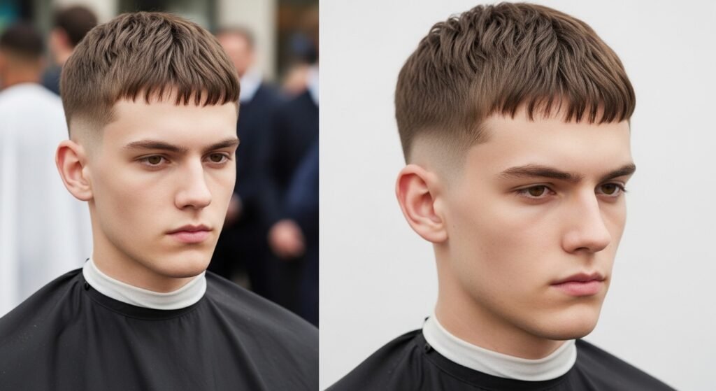 Classic crop haircut 