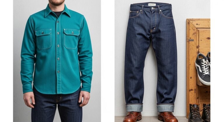Teal rugged outfit