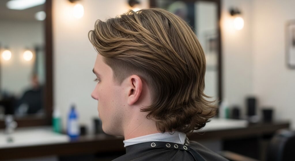 Soft Taper Burst Mullet