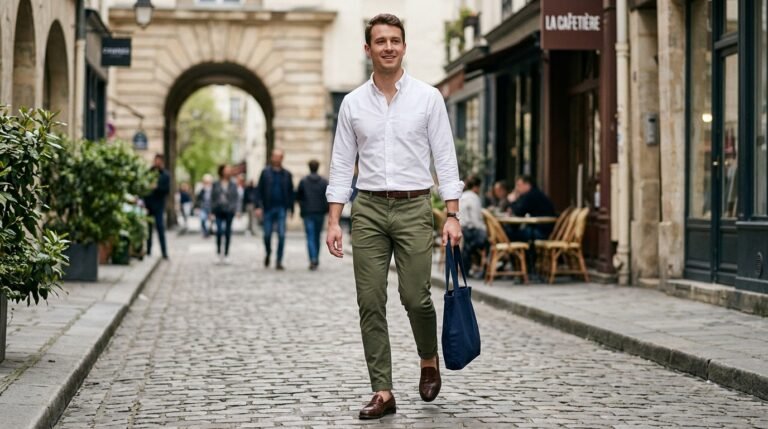 Clean White Oxford Outfit