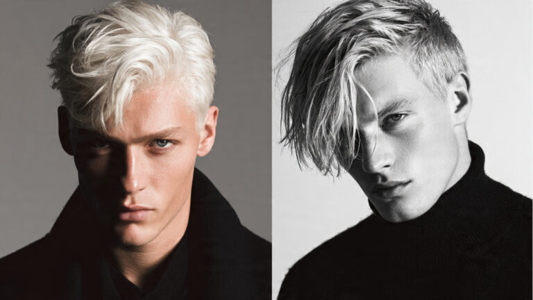 Bleach Blonde Hairstyle Ideas for Men