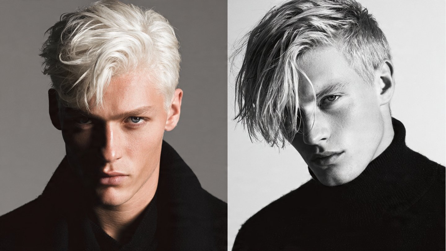 Bleach Blonde Hairstyle Ideas for Men