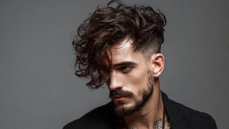 Loose Waves with Cool Blonde Highlights