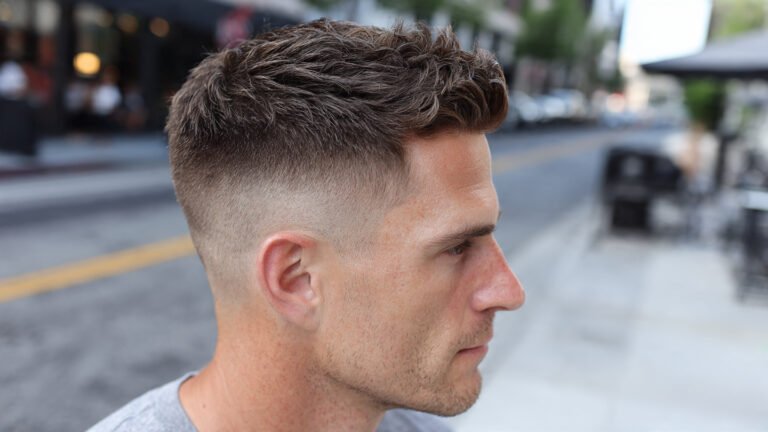 High Taper Fade With Short Top
