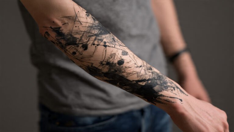Freestyle Abstract Ink Sleeve