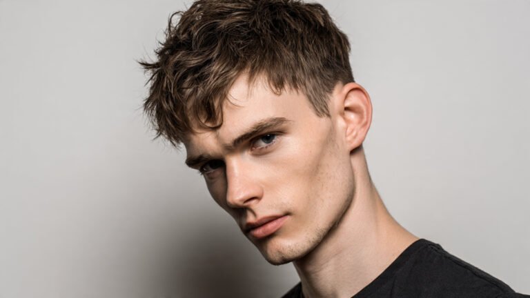 Long Crew Cut With Textured Finish