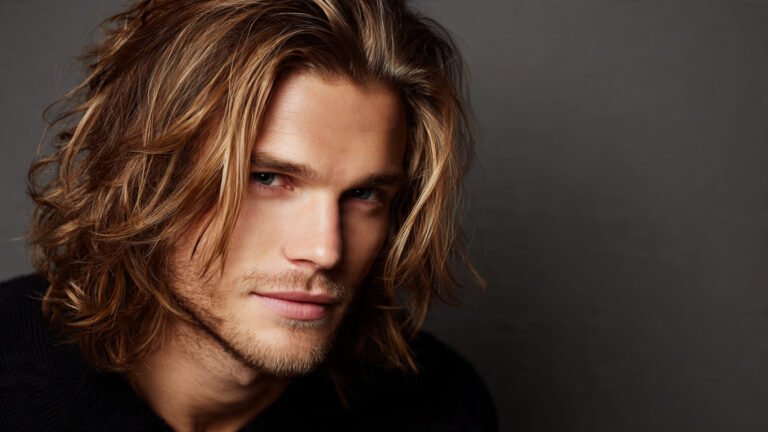  Long Hair with Face-Framing Highlights