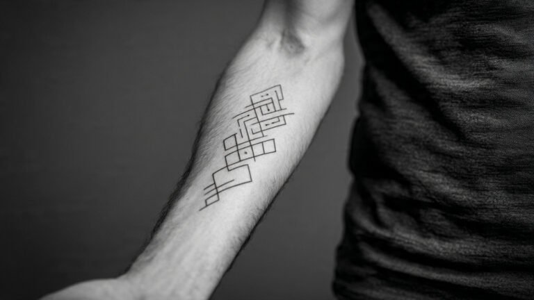 Minimalist Fine Line Sleeve
