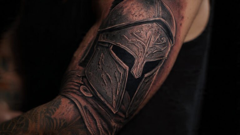 Roman Gladiator Sleeve Design