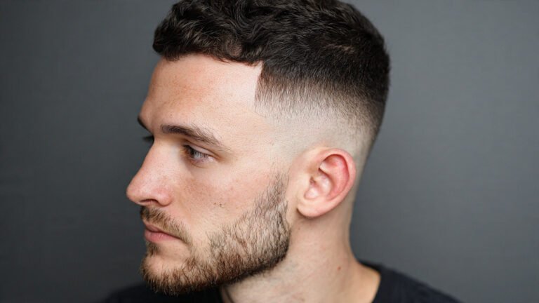 Short Hair Up With Low Fade