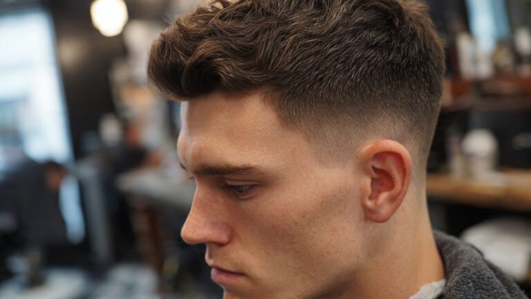 Taper Fade With Natural Texture