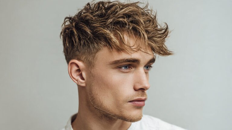 Textured Crop With Low Taper Fade