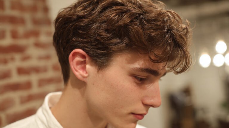 Textured Taper Haircut With Natural Flow