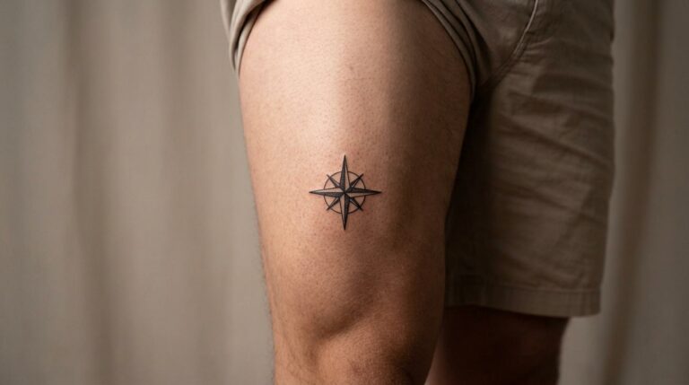 Men Small Thigh Tattoo Ideas