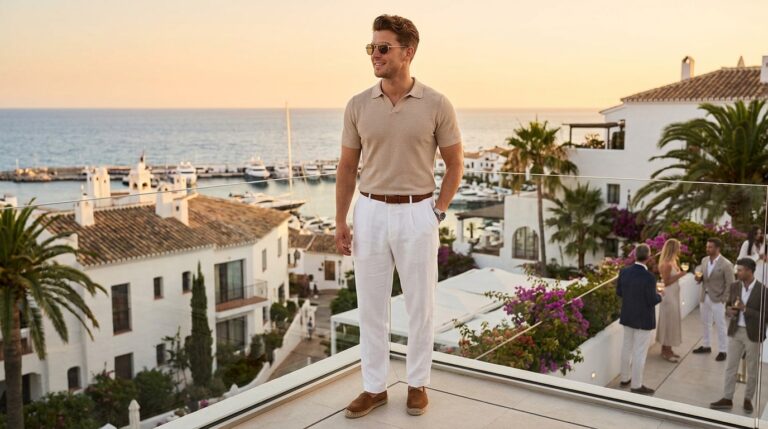 Resort-inspired classy outfit