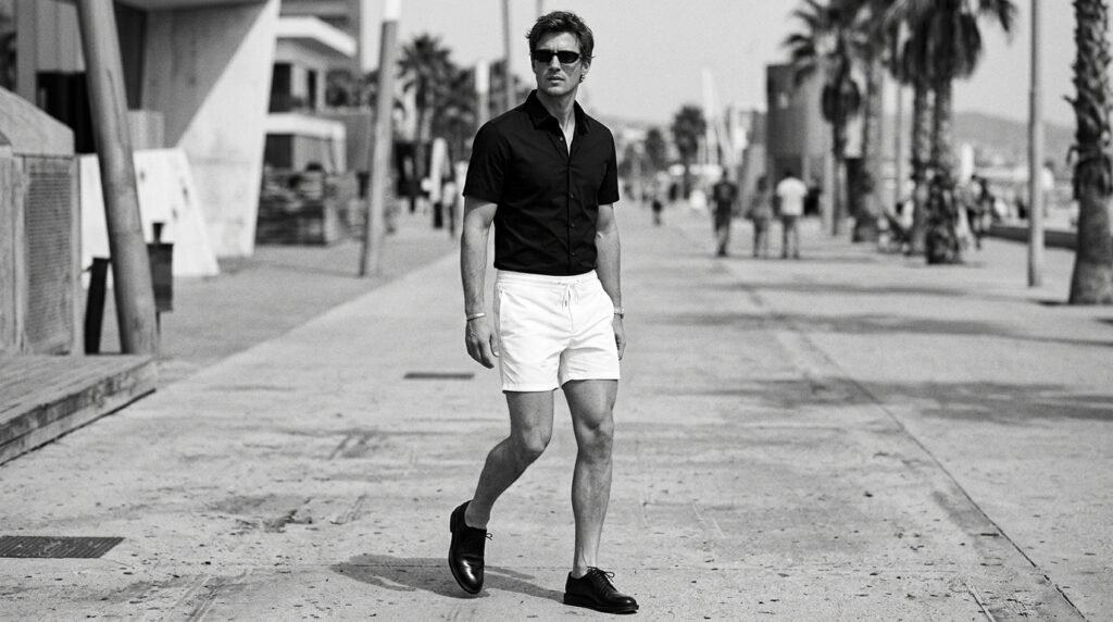 Editorial Black And White Summer Fit