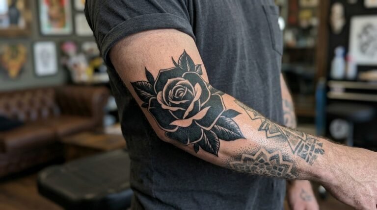 Negative Space Rose