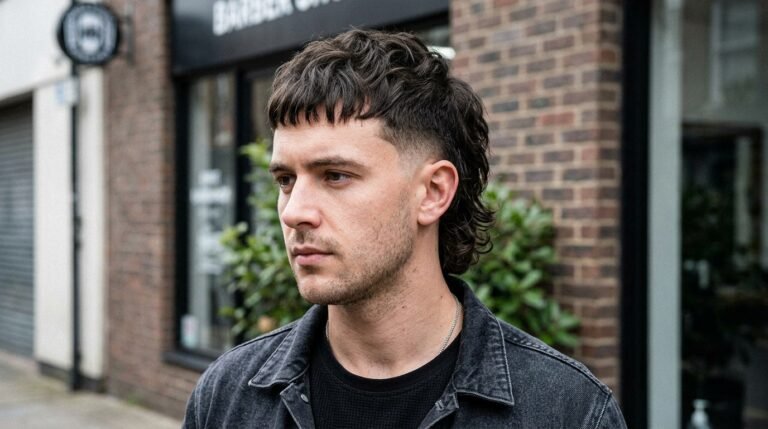 Modern Fringe Mullet