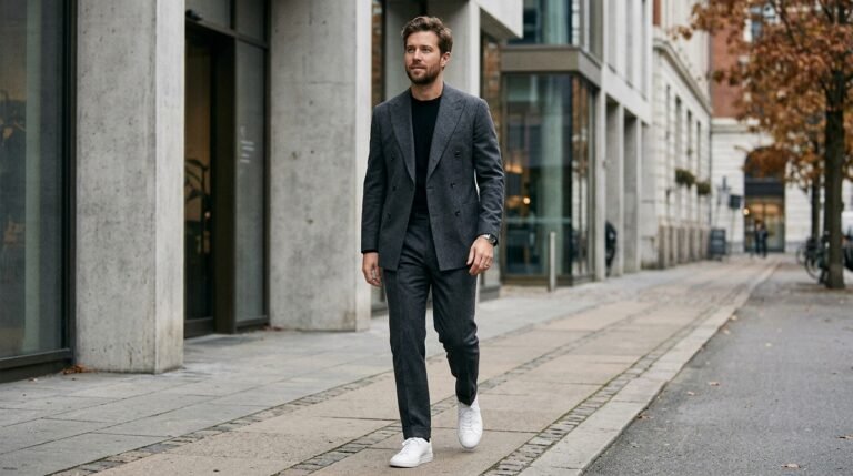 Mens White Sneakers Outfit