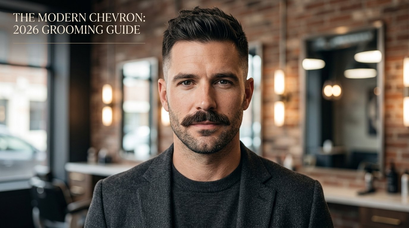 Chevron Mustache Style Men