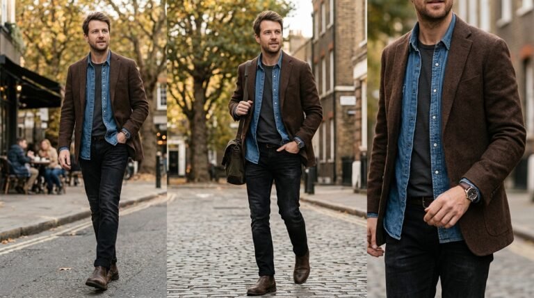 Dark Casual Layering
