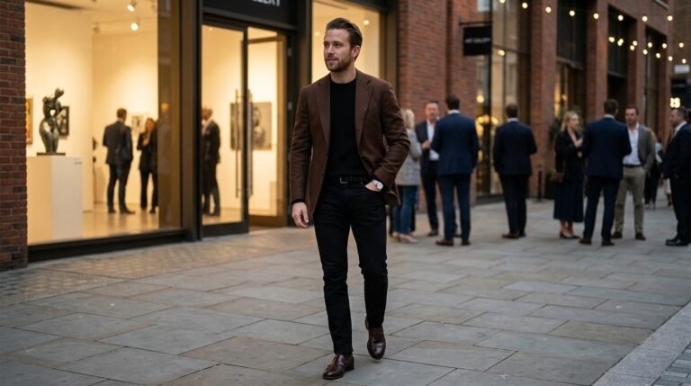 Brown and black loafers fit