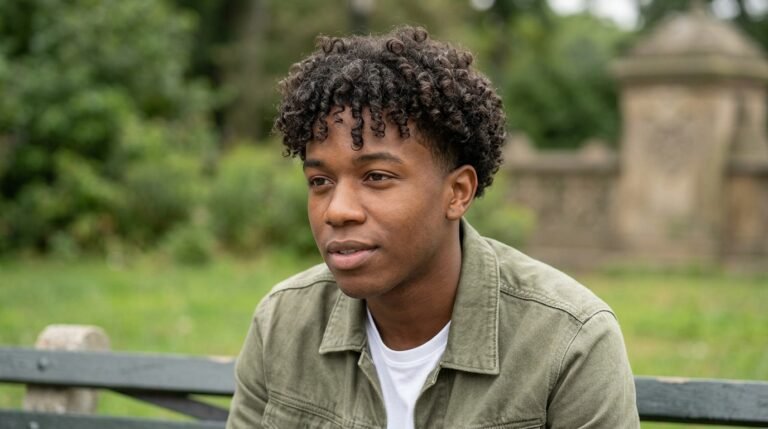 Natural curly taper