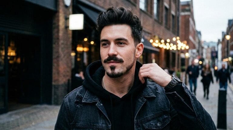 Disconnected Chevron Goatee