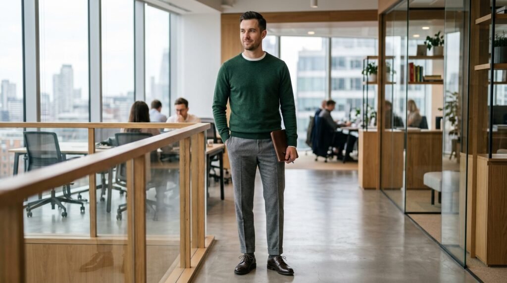 Refined Cold Weather Office Look