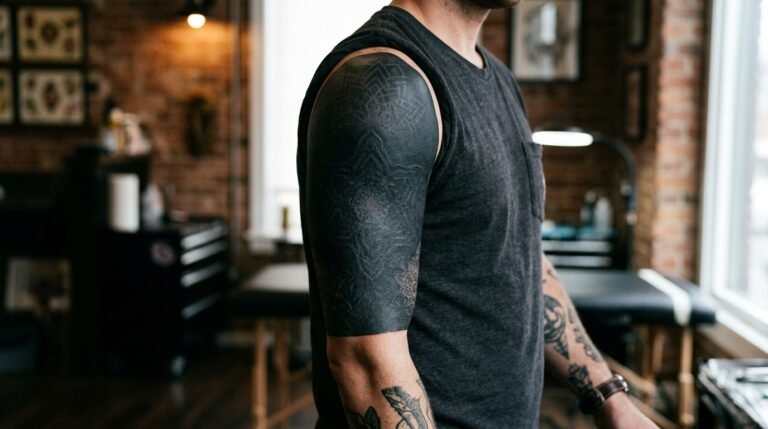 Blackout Pattern Sleeve